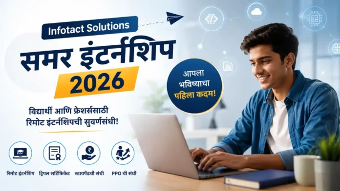 Infotact Solutions Summer Internship 2026